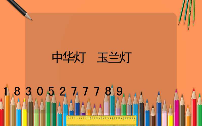 中华灯 玉兰灯